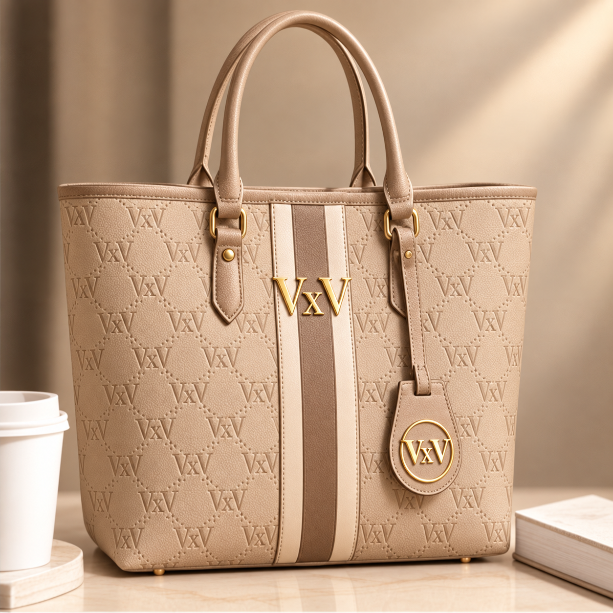 VxV Monogram Canvas Tote