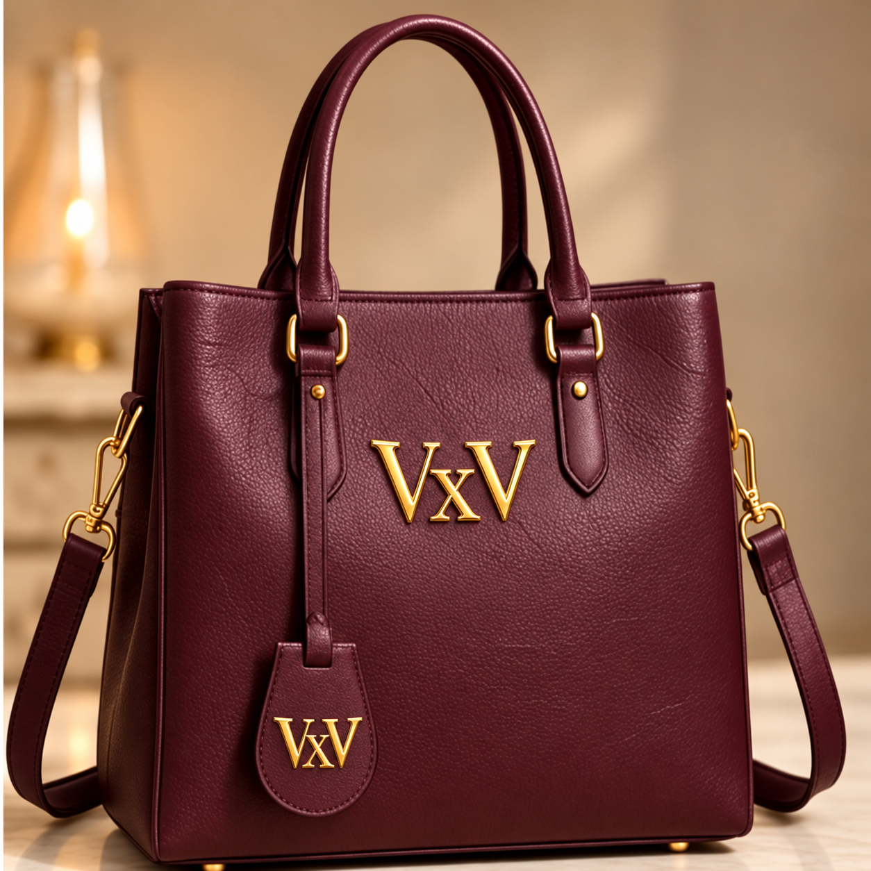 VxV Burgundy Royal Satchel